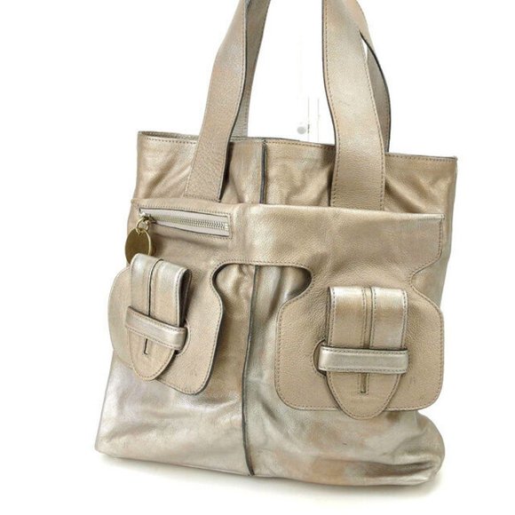 Chloe Tote bag Silver Woman Authentic Used - Picture 1 of 5